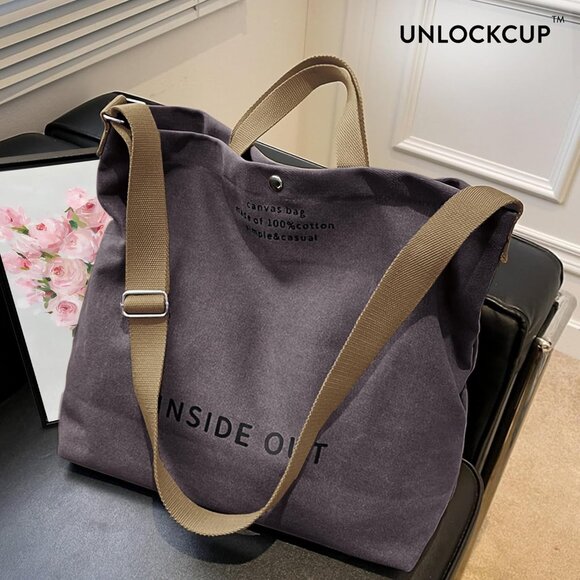 Fashionable 16oz Cotton Tote Bag with Adjustable Strap - Perfect for Daily Use - Picture 2 of 8
